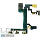 Apple Iphone 5S Power Flex Cable - MUTE SWITCH - Volume BUTTONS With Brackets - Accupart Ltd