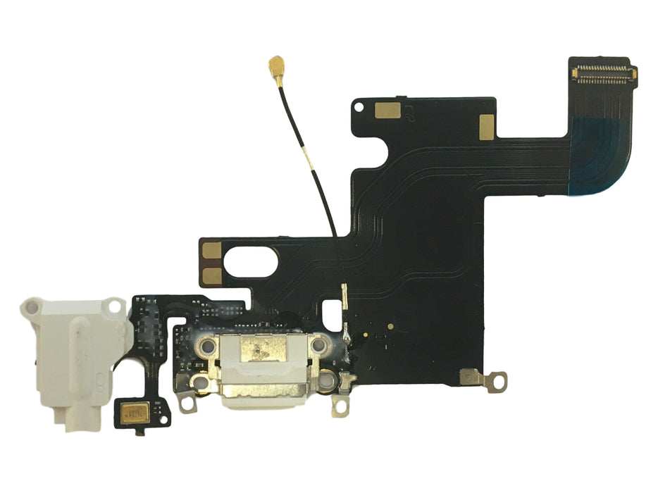 Apple Iphone 6 White Charging Port Dock Connector, Headphone Jack and MIC Flex - Accupart Ltd