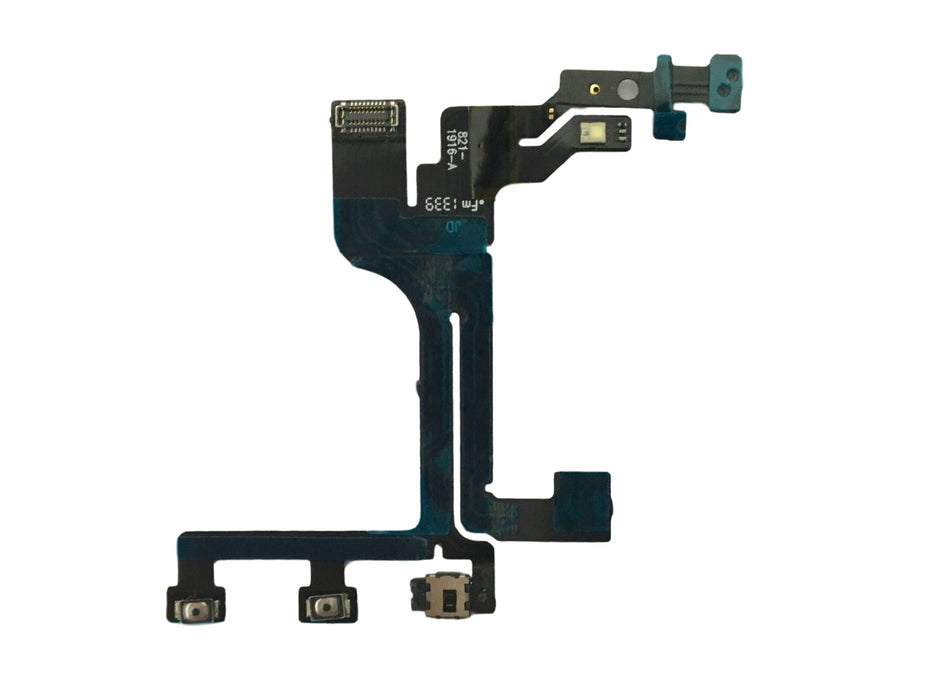 Power Flex Cable - MUTE SWITCH - Volume BUTTONS With Brackets For Iphone 5C - Accupart Ltd