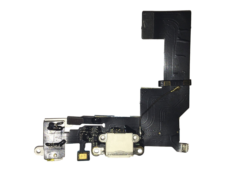 Apple Iphone 5S Black Charging Port Dock Connector, Headphone Jack and MIC Flex - Accupart Ltd