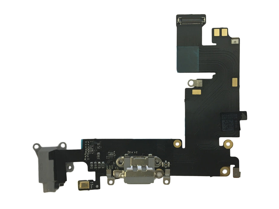 Apple Iphone 6 Plus Grey Charging Port Dock Connector, Headphone Jack and MIC Flex - Accupart Ltd