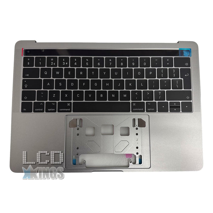 Apple Macbook A1706 UK Keyboard Top Case Assembly Palm Rest With Touch Bar Grey - Accupart Ltd